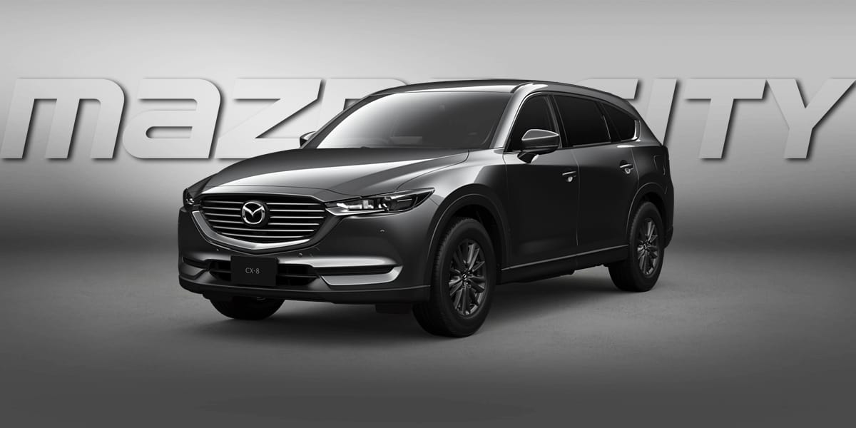 รีวิว New Mazda CX8 รุ่นใหม่ 2021 - สีเทา Machine Gray