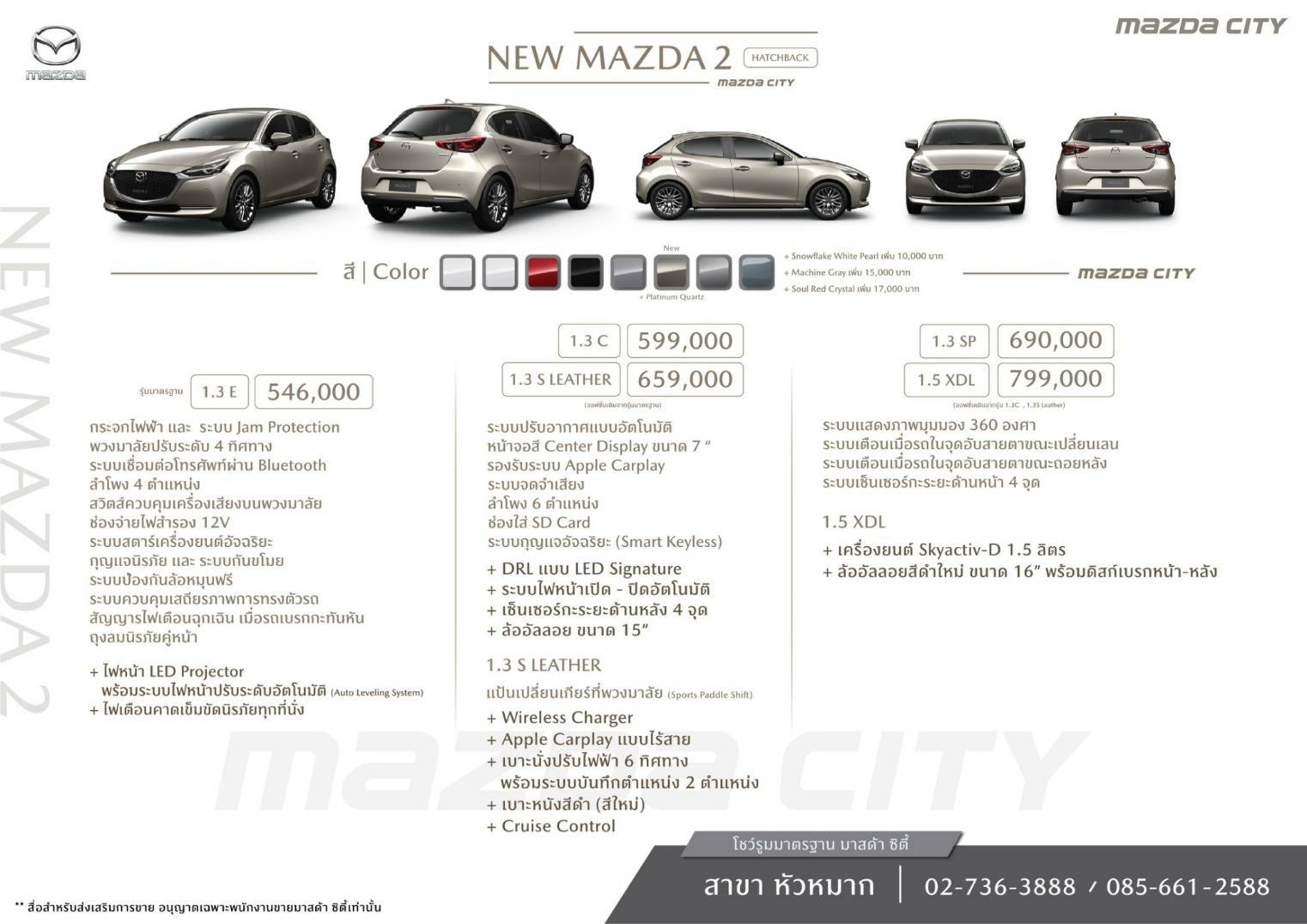 Spec New Mazda 2 - Mazda City